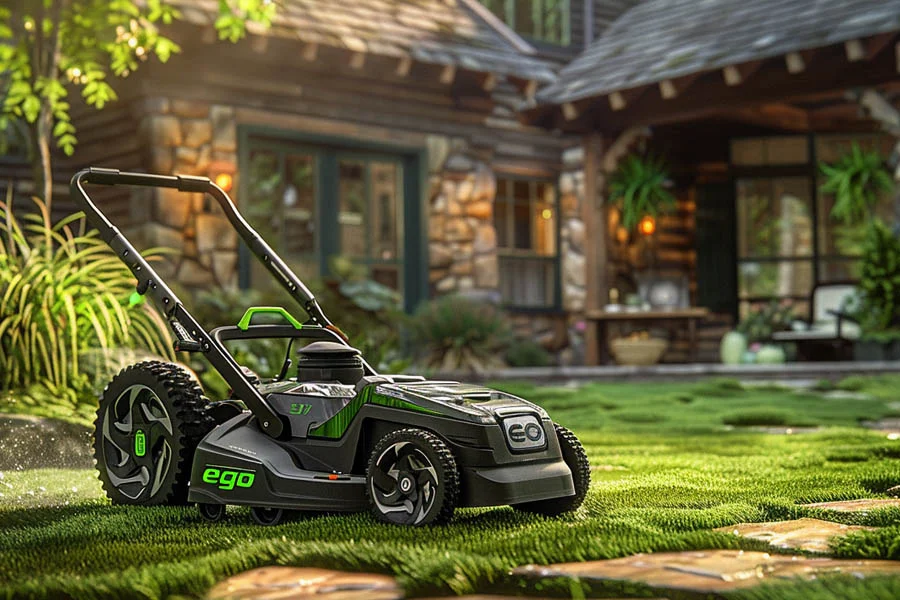 battery push lawn mower